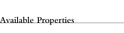 Available Properties
